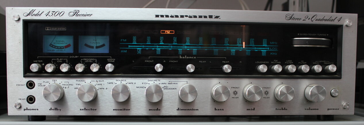 Marantz 4300 Stereo 2 + Quadradial 4.JPG